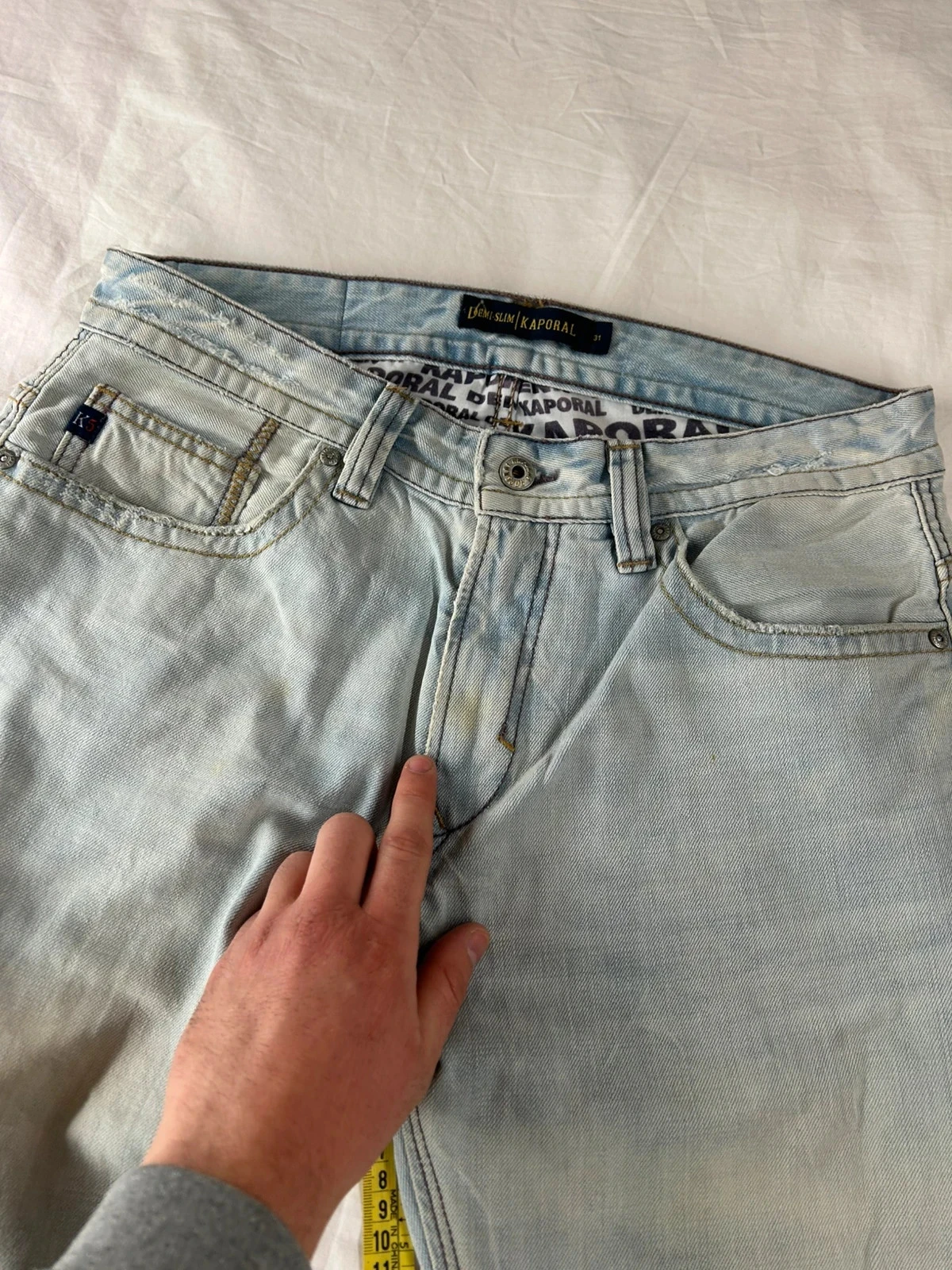 Jeans de corte reto claro Kaporal – photo 7